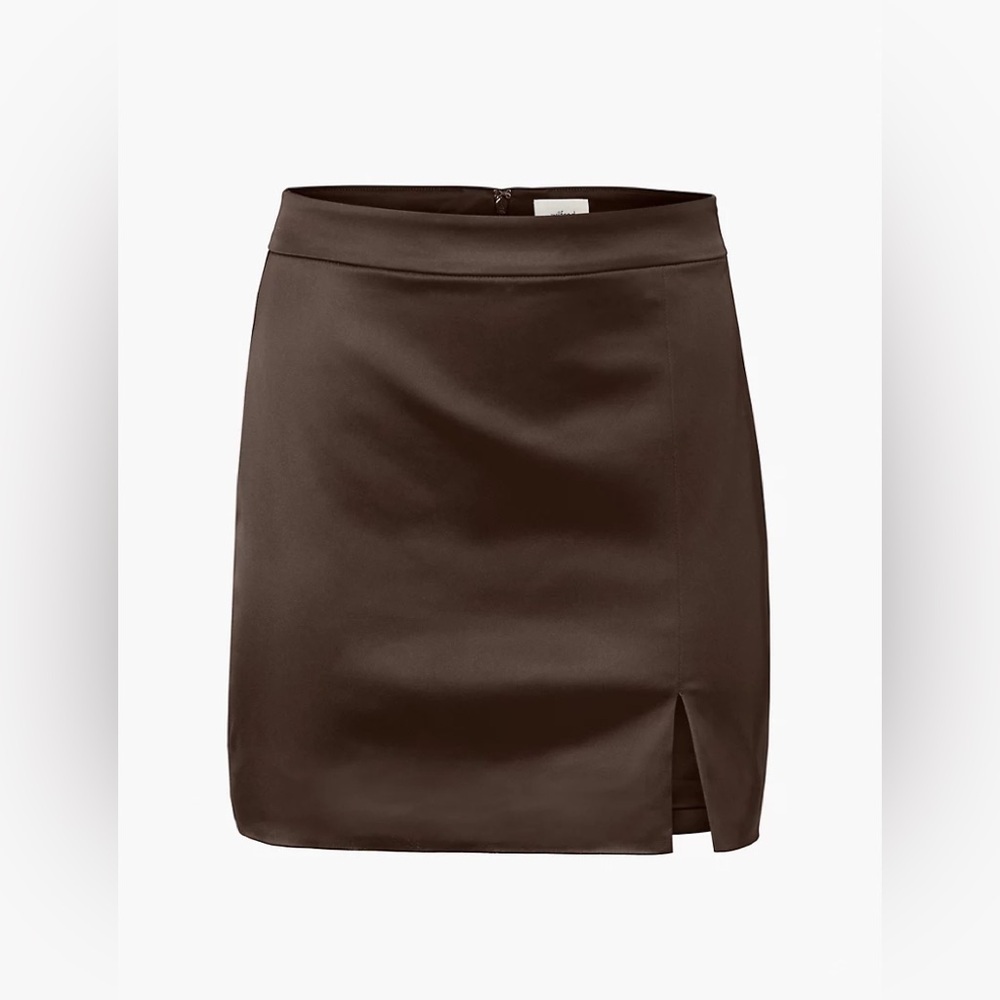 Aritzia Wilfred Patio Linen Mini Skirt